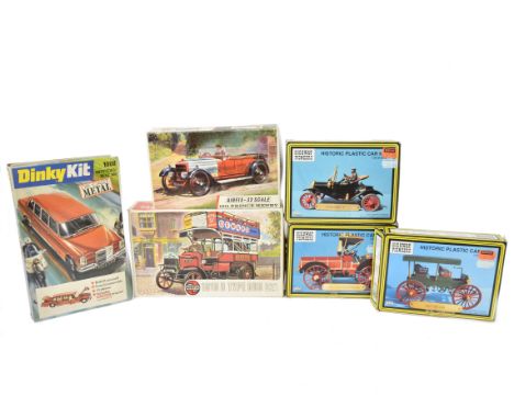 Dinky Diecast and Other Plastic Kits, a Dinky Kit 1008 Mercedes Benz 600 (factory sealed contents), together with 1:32 scale 