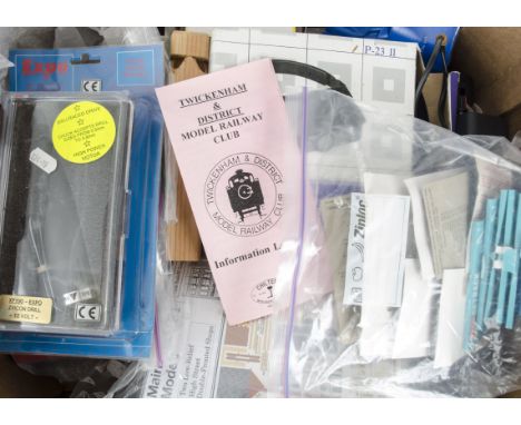 A Collection of Modelling Tools and N Gauge Layout Accessories, tools including Expo electric mini-drill and charger, hand dr