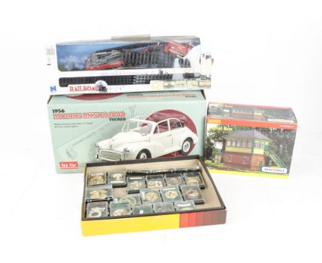 Models and Memorabilia, various items including a boxed Sunstar 1:12 scale Morris Minor 1000 tourer (perished canopy), other 