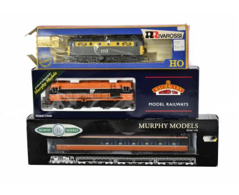 Bachmann for Murphy Models and Rivarossi H0 Gauge Irish and Dutch Locomotives and Passenger Coach, Bachmann/Murphy Models Cla