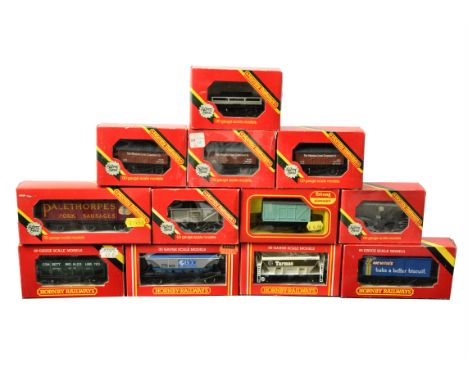 Boxed Hornby (Margate) 00 Gauge Freight Stock, twenty-seven assorted wagons including Redland, Tarmac and ECC hopper wagons, 