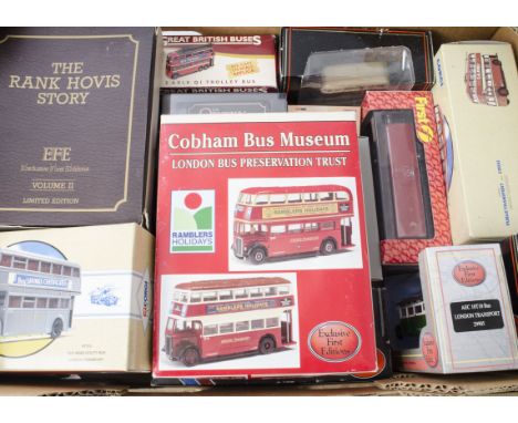 Vintage Diecast Buses and Coaches, a boxed collection of 1:76 scale models comprising, EFE including a Cobham Bus Museum set 