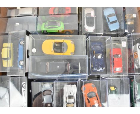 Cased Modern Diecast Vehicles, a collection of 1:43 scale private vehicles all in plastic cases including examples by Mincham