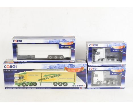 Corgi Haulage Vehicles, a boxed group of 1:50 scale articulated trucks, including Limited edition Hauliers of Reknown, CC1374