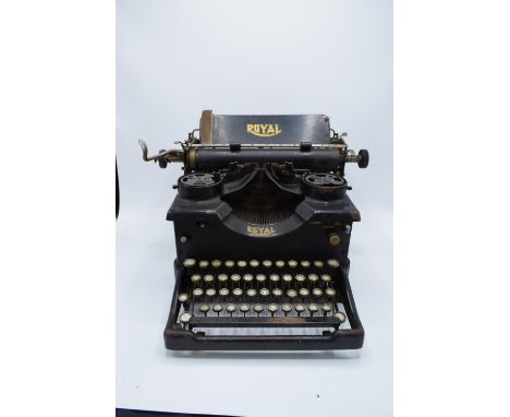 A Royal Typewriter Co of New York USA 'Royal 10'. Sold as a decorative item. In need of attention. May also be incomplete. 
