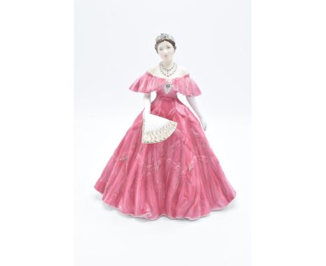 Royal Worcester limited edition figure 'A tribute to her Gracious Majesty Queen Elizabeth, The Queen Mother' 1998 of 7500. In