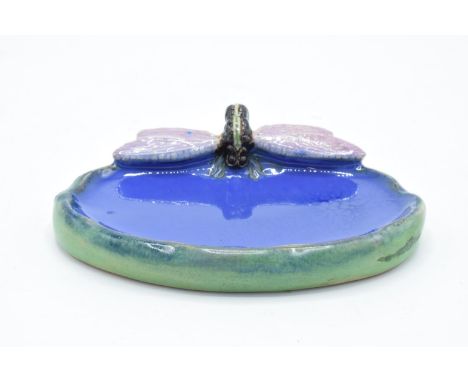 Royal Doulton stoneware Dragonfly bibelot/ soap dish for Wrights Coaltar soap. The item is in good condition but does show si