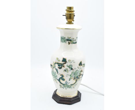 A Masons lamp base in the Green Chartreuse design (untested). In good condition with no obvious damage or repairs. Some crazi