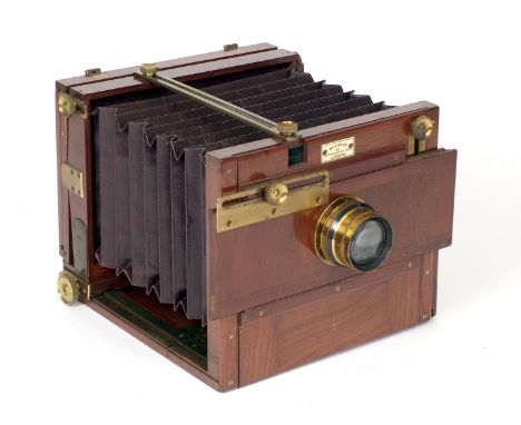 Meagher Single-Lens Stereo Plate Camera with Cooke Series 8.5 inch Lens. Meagher Single-Lens Stereo Plate Camera with Taylor,