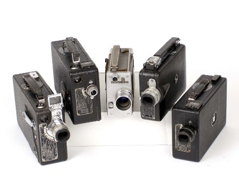 Four Cine Kodak 16mm Cine Cameras. To include Model BB Junior, Model BB, Model K etc. Also a Bell &amp; Howell 16mm (covering