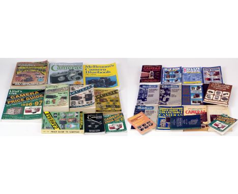 Quantity of Collectable Camera Books, inc McKeown's. etc Blue Book - First Master Edition 1982, McBrooms, Lint's List etc.