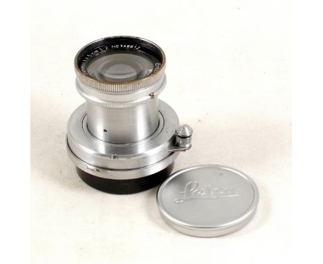 Leitz Summar 5cm f2 L39 Lens #300846 (slight internal dust/dirt, condition 5/6F). With caps.