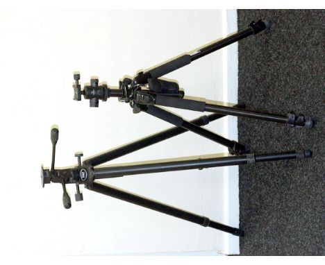 Leitz Tiltall tripod (condition 5) and a Giottos MTL 3361B tripod (condition 5) with MH 1301 B&amp;S head (QR plate missing).