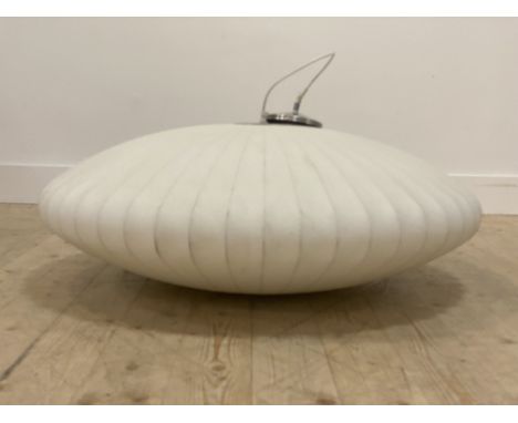 Modernica, a large vintage American pendent bubble light fitting, D91cm