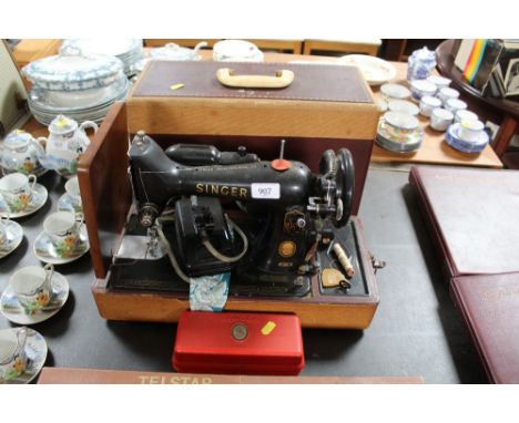 A Singer sewing machine sold as collectors item