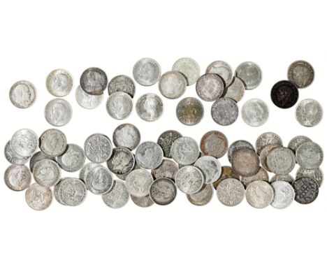 United Kingdom, Sixpences, William IV, 1831, cleaned EF; Queen Victoria, 1846 EF; 1887 2nd type good EF; 1892 EF; 1896 almost