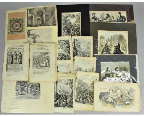 A Collection of Various Prints and Engravings to include 17th Century Examples 