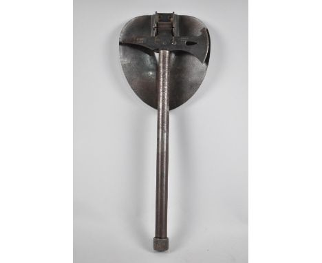 A Vintage Entrenching Tool, the Acrow Multi Tool, Incorporating Shovel, Axe and Pick 