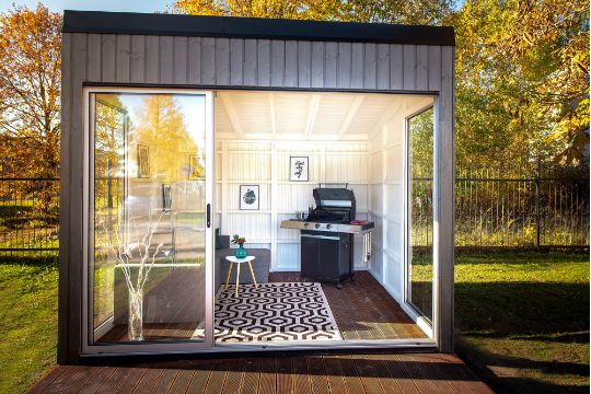 V Brand New Fantastic 3m X 3m Garden Cube With Triple Sliding