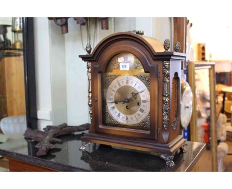Ormolu mounted West German bracket clock