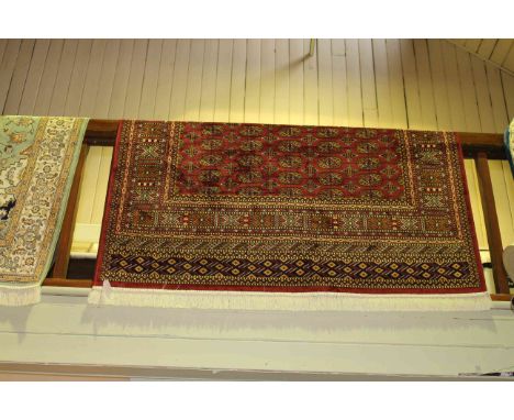 Bokhara carpet with a red ground 2.30 x 1.60