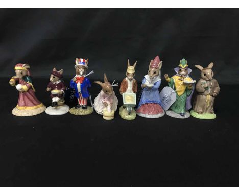 ROYAL DOULTON BUNNYKINS COLLECTION including Sundial DB213, Fortune Teller DB218, Mystic DB197, Friar Tuck DB246, Ballerina D
