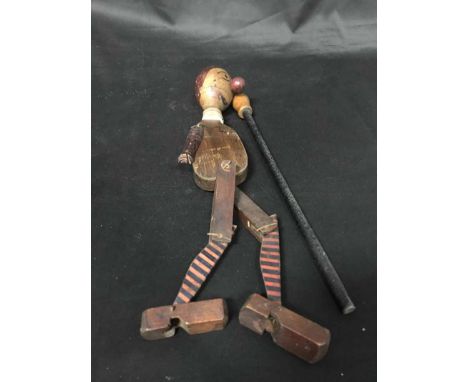 EARLY 20TH CENTURY CARVED WOODEN PUPPET