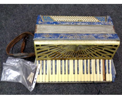 A Scandalli Vibrante Four piano accordion (as found)  