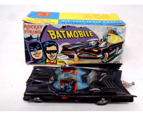 Corgi toys original Batmobile 267. 1966 edition. Batmobile in very good condition, with working parts and Batman. With origin