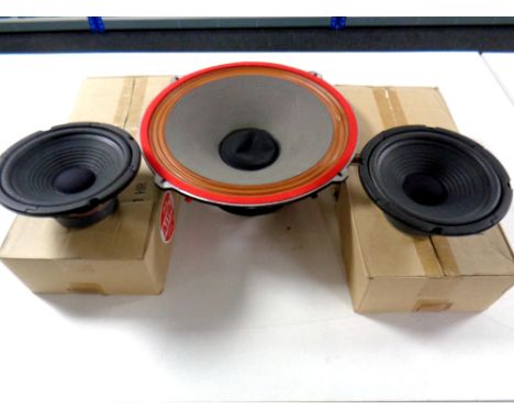 A Richard Allen 81 disco speaker unit together with four further boxed Altai speaker units 