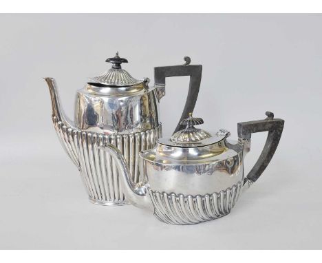 A Victorian Silver Coffee-Pot and Teapot, The Coffee-Pot by James Dixon and Sons, The Teapot by George Howson, Each Sheffield