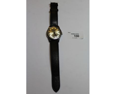 1960's/1970's gents Omega Constellation Automatic stainless steel cased chronometer wristwatch, dial with hour batons, with g