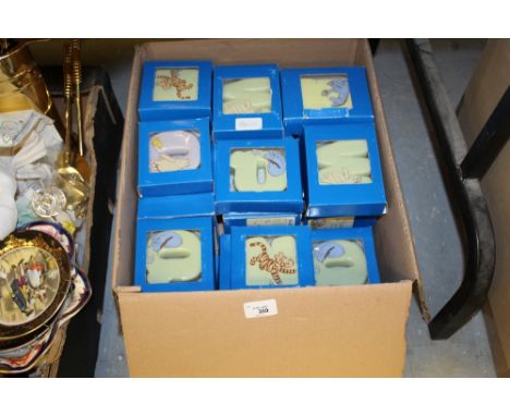 Box of 35 Winnie The Pooh ceramic letters