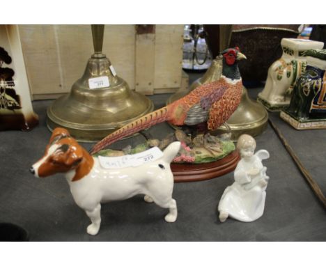 BFA pheasant, Beswick Jack Russell terrier, Nao angel