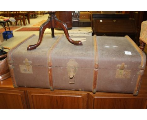 Large travel trunk