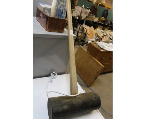 Rubber headed post knocker