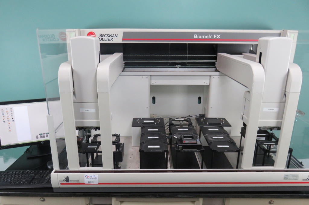 Beckman Biomek FX Liquid Handler, Model 717004, SN 5012213, Beckman