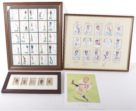 Ryder Cup Muirfield 1987 European team signed cards series of 15, including the signatures of Seve Ballesteros, Bernhard Lang