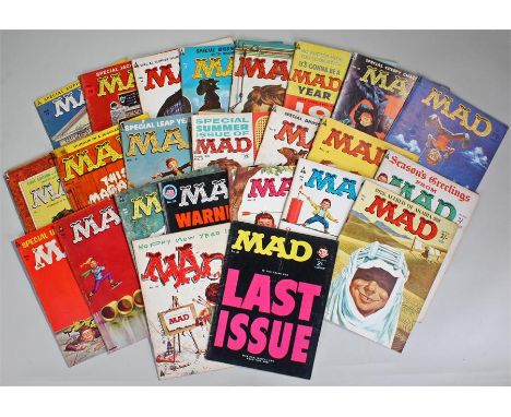 Mad comics, from the First Edition including numbers 1, 2 (no cover),4, 5, 6, 7, 8, 9, 10, 11, 12, 13, 14, 15, 16, 17, 18, 19