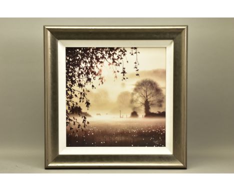 JOHN WATERHOUSE (BRITISH 1967) 'ENCHANTED DAY', a signed limited edition print depicting a foggy day, 71/195 with certificate