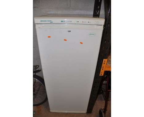 A FRIGIDAIRE FVE2199B TALL FREEZER with six drawers inside with some damage to draw fronts (PAT pass and working at -18)