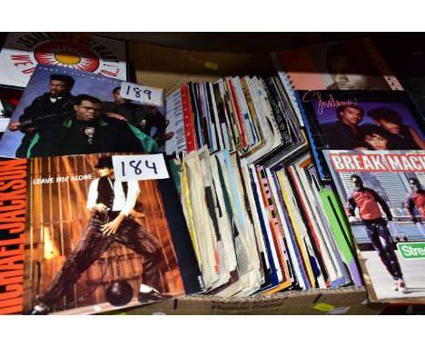 ONE BOX OF RECORDS 45S, to include approx. one hundred and fifty 45s, Kid Creole &amp; the Coconuts, Lionel Richie, Stevie Wo