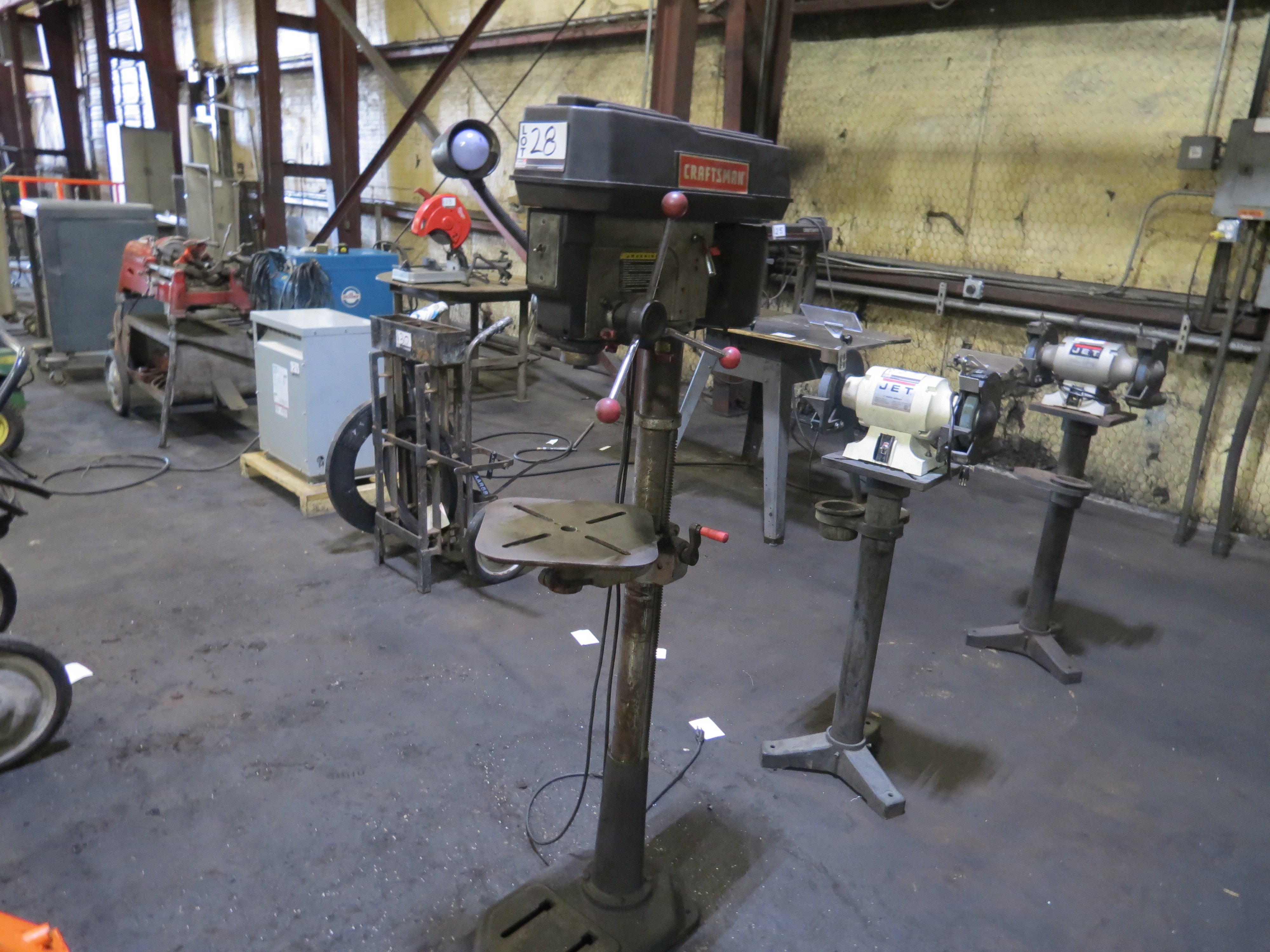 CRAFTSMAN 15" DRILL PRESS W. LASER TRAC S/N 0742W