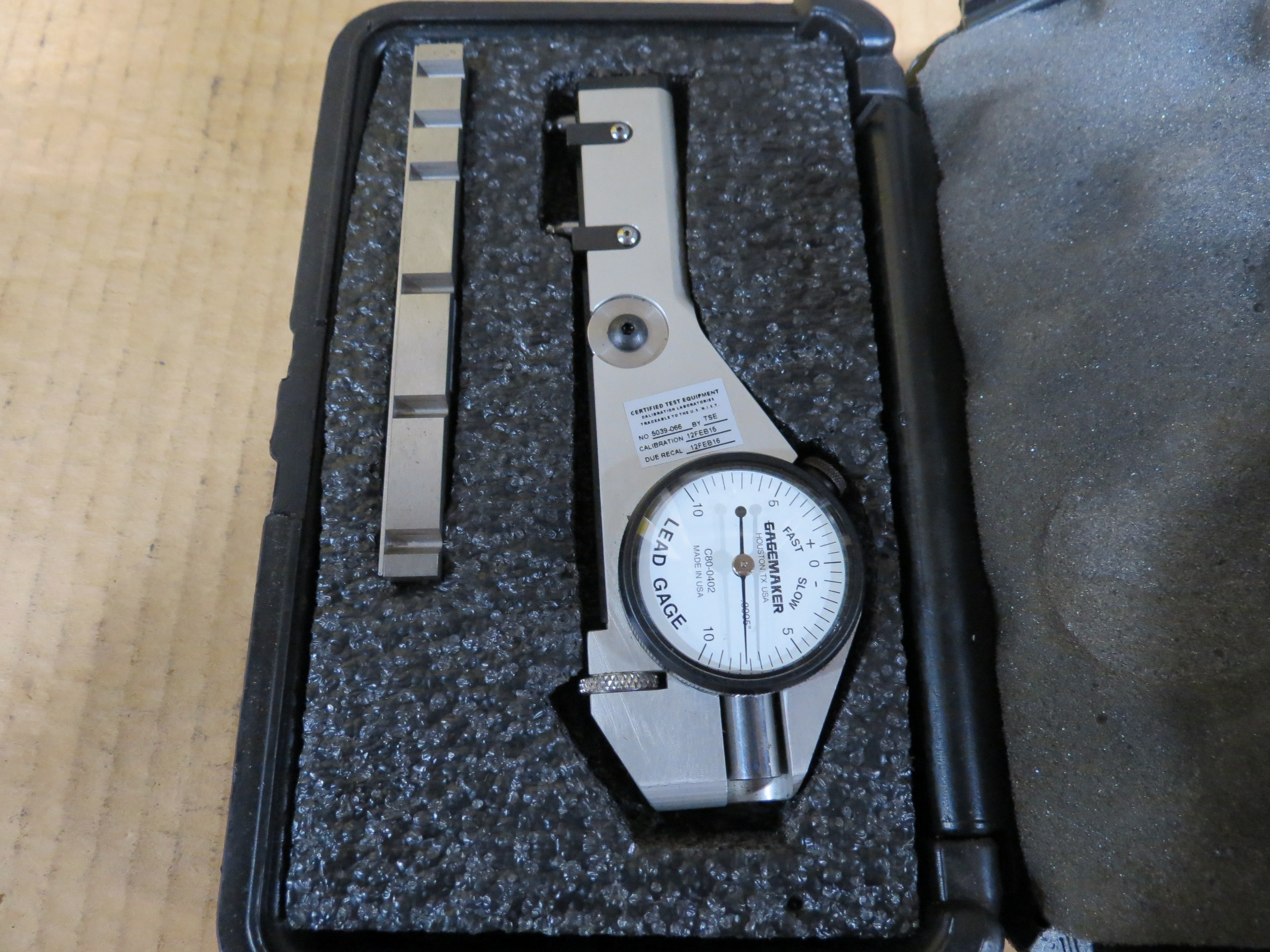 GAGEMAKER LEAD GAGE THREAD GAUGE