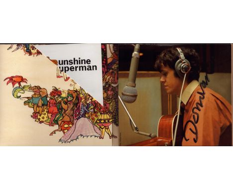 Donovan signed Sunshine Superman album including disc.  Good condition. All autographs come with a Certificate of Authenticit