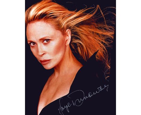 Faye Dunaway signed 10x8 colour photo. Dorothy Faye Dunaway (born January 14, 1941, is an American actress. She is the recipi