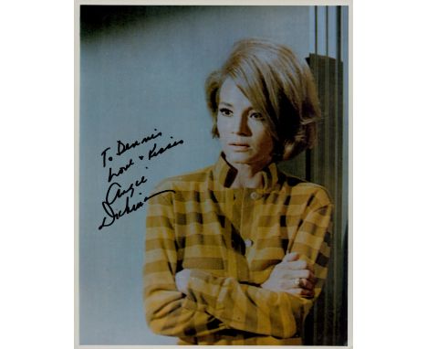 Angie Dickinson signed 10 x 8 inch colour photo dedicated. Angeline Dickinson (née Brown; born September 30, 1931) is an Amer