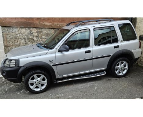 LAND ROVER FREELANDER 2000CC DIESEL, TD4 HSE , REG X10PCL, NO V5, 2 SETS OF KEYS, FIRST REGISTERED 16/11/2004, 118K MILES
