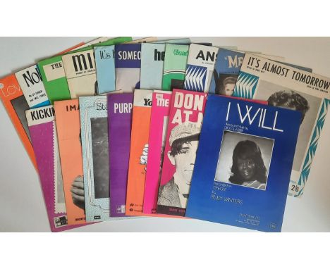 Music Sheet Collection. Love is in the air, Nobody`s child, The little white cloud that cried, Miss you  and many more. Up to