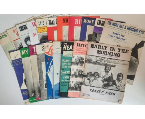 Music Sheet Collection. Don`t you rock me Daddy-o, Roses are red, Wild cat, It`s a sin to tell a lie, Take good care of my ba